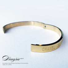 Load image into Gallery viewer, Chanel bracelet goldstone Handmade Diagra art 2807249 3