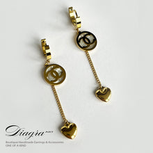 Load image into Gallery viewer, Chanel earrings white opal handmade 0303237675