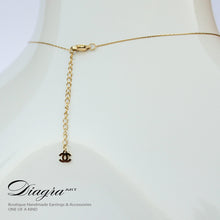 Load image into Gallery viewer, Chanel necklace white opal pendant gold tone daigra art 130909 1