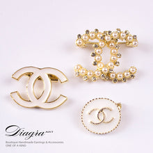 Load image into Gallery viewer, set-3-cc-brooches-faux-pearl-crystal-handmade-diagra-art-200238-2