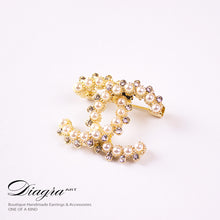 Load image into Gallery viewer, set-3-cc-brooches-faux-pearl-crystal-handmade-diagra-art-200238-3