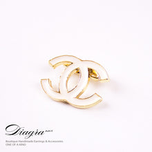 Load image into Gallery viewer, set-3-cc-brooches-faux-pearl-crystal-handmade-diagra-art-200238-cc