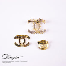 Load image into Gallery viewer, set-3-cc-brooches-faux-pearl-crystal-handmade-diagra-art-200238-back