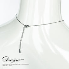 Load image into Gallery viewer, Chanel necklace CC silver tone daigra art 0706100 1