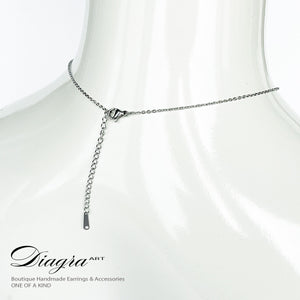 Chanel necklace CC silver tone daigra art 0706100 1
