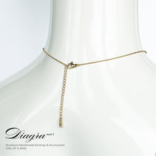Load image into Gallery viewer, Chanel necklace CC gold tone daigra art 0706101 bac