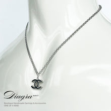 Load image into Gallery viewer, Chanel necklace silver tone handmade daigra art 080701 1