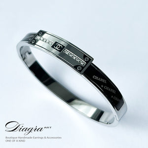 Chanel bracelet silver tone 070605