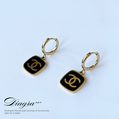 Chanel earrings gold tone 25112531 