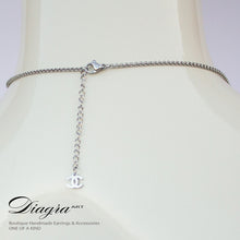 Load image into Gallery viewer, Chanel necklace CC silver tone handmade daigra art 130901 4