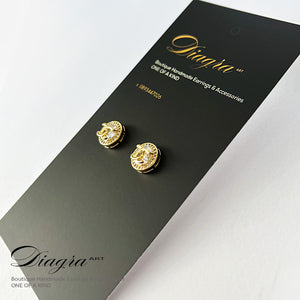 earrings encrusted with swarovski Diagra Art 230201