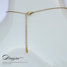 Load image into Gallery viewer, Chanel necklace gold tone handmade daigra art 130903 4