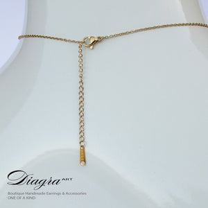 Chanel necklace gold tone handmade daigra art 130903 4