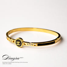 Load image into Gallery viewer, Chanel bracelet goldtone handmade designer inspired 13114