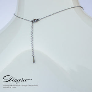 Chanel Handmade swarovsci necklace CC silver tone daigra art 130905 2
