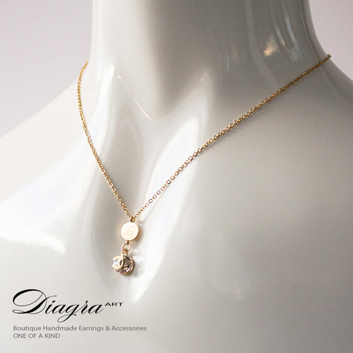 Chanel Necklace faux swarovsci handmade designer inspired 221227