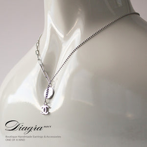 Chanel Necklace Goldtone handmade designer inspired 221228