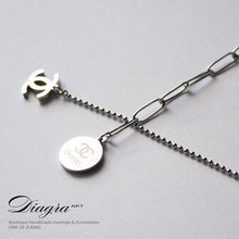 Load image into Gallery viewer, Chanel Necklace Goldtone handmade designer inspired 221228 6