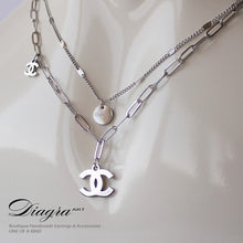 Load image into Gallery viewer, Chanel Necklace silvertone handmade daigra art 2907228 2