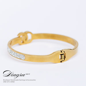 Chanel bracelet handmade designer inspired 2124 side