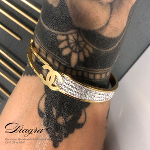 Chanel bracelet handmade designer inspired 2126 hand 1