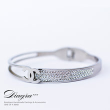Load image into Gallery viewer, Chanel bracelet handmade designer inspired 2126 silver color 1