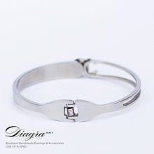 Load image into Gallery viewer, Chanel bracelet handmade designer inspired 2126 silver color 4