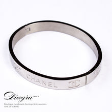 Load image into Gallery viewer, chanel-bracelet-silver-handmade-designer-inspired-61917-3