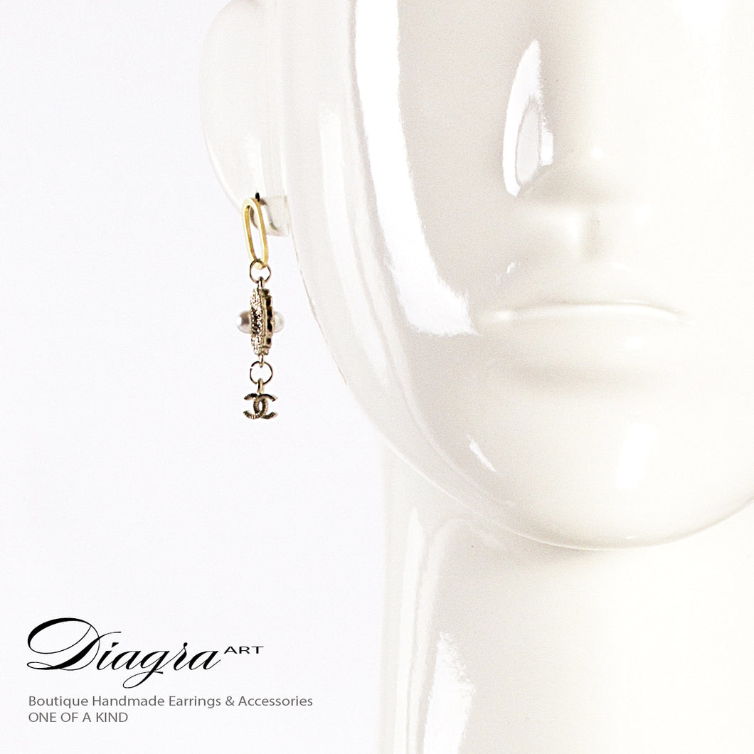 chanel-earrings-bronze-pearl-designer-inspired-handmade-61957