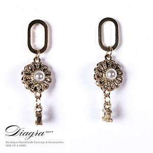 chanel-earrings-bronze-pearl-designer-inspired-handmade-61957-front
