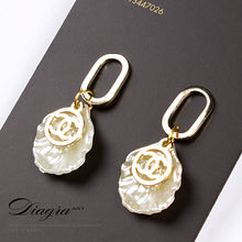 Load image into Gallery viewer, chanel-earrings-gold-perl-drop-designer-inspired-61956-cover