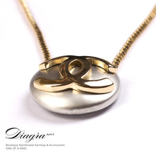 Load image into Gallery viewer, chanel-necklace-designer-inspired-small-circle-logo-61957-pendant
