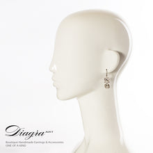 Load image into Gallery viewer, handmade-earrings-drop-crystal-silver-diagra-art-61937-2